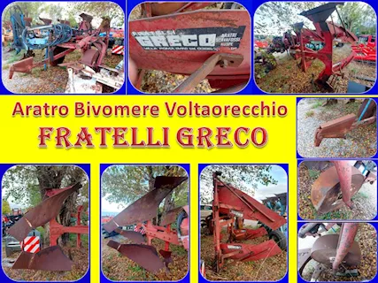 Aratro Fratelli Greco Bivomere Voltaorecchio