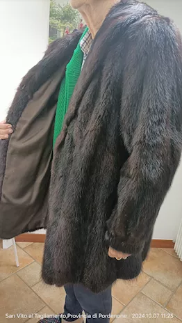 Vera pelliccia vintage rat musket, in ottime condizioni - Anteprima 3