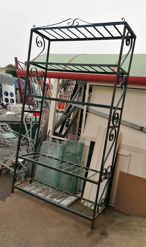 Foto 2Espositore in ferro battuto 53127, in buone condizioni