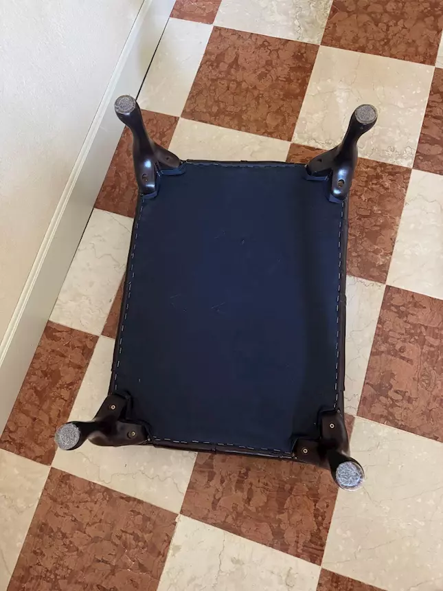 Pouf Chesterfield, in buone condizioni - Foto 4