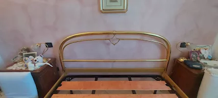 Rete matrimoniale a doghe di faggio ortopedico