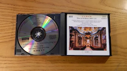 Bach, Mass in B Minor, Brembeck, Naxos, 1992 Doppio CD