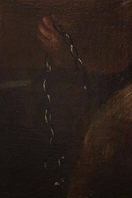 Quadro scena seicentesca romana olio su tela 128x94 cm, in legno - Foto 4