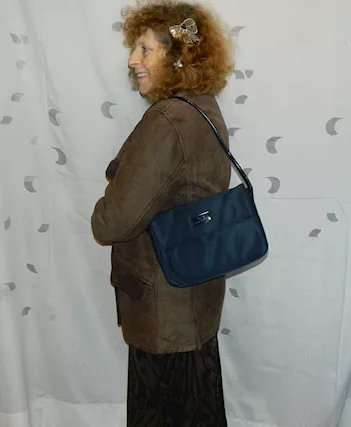 Borsa a tracolla Laura Biagiotti blu