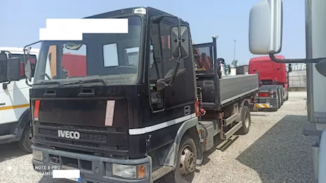 Iveco Eurocargo 75 e 15 gru e ribaltabile