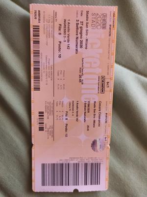 Cremonini San Siro 13/06