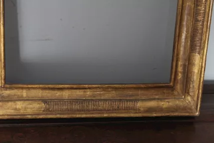 Antica Cornice Carlo X primi 800 foglia oro . Mis 73 x 57 (U, ottimo stato - Foto 5