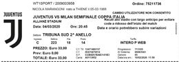 Juventus Milan Coppa Italia 04/03