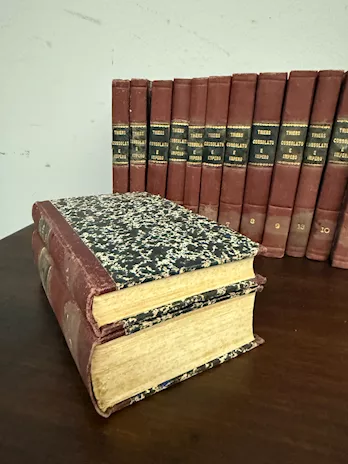 Antico gruppo di libri antichi, storia completa di Napoleone