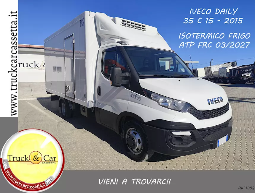 Rif.1382 Iveco Daily 35 C 15 - 2015 - Isotermico con Gruppo Km 342055