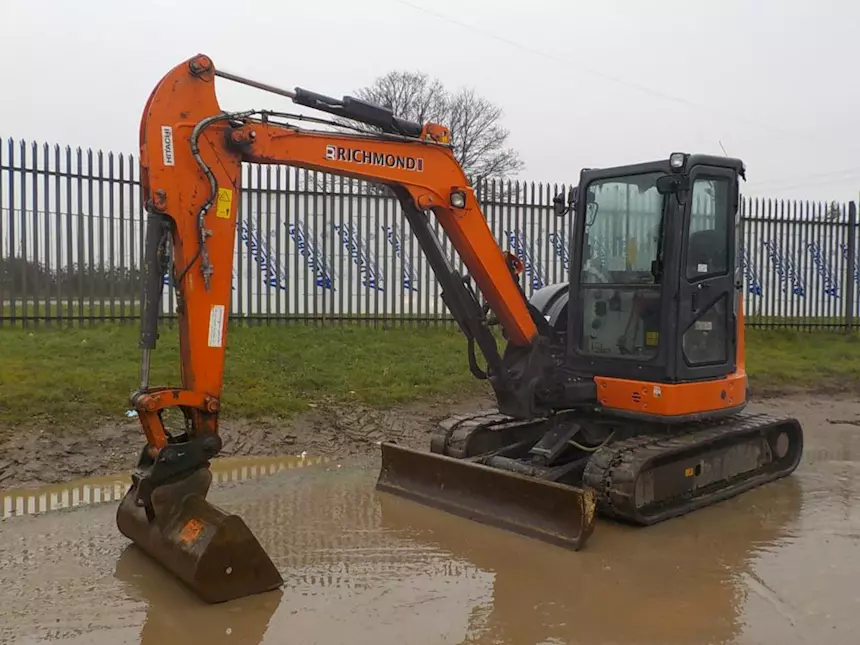 2014 Hitachi ZX48U-5A mini escavatore, tipo miniescavatore, ottimo stato