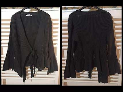 Taglia L, Stock di 3 Pezzi Maglie da Donna, colore nero - Foto 2