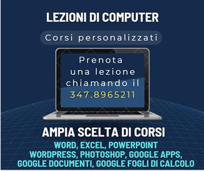 Lezioni private di computer e di informatica