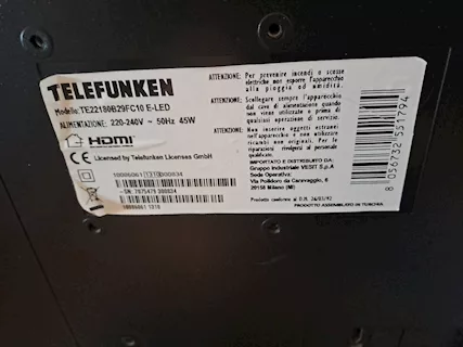 Televisione hdm telefunken