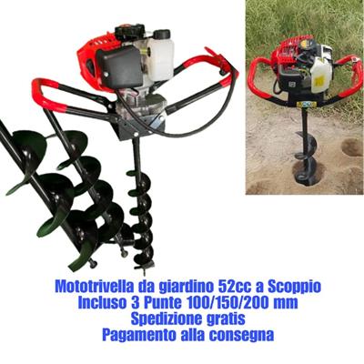 Mototrivella da giardino 52cc a scoppio