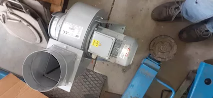 Motore per aspirazione gas di scarico per Officina Worki Gsa, marca Worky - Foto 3