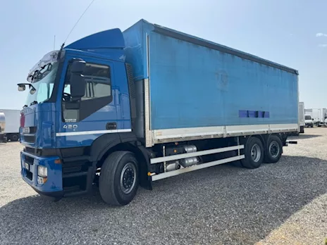 Iveco Stralis 420 con cassone in acciaio 8.20 Anno 2013, ottime condizioni - Anteprima 2