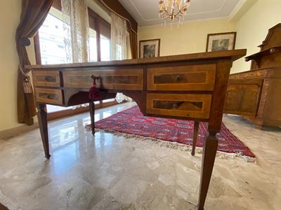 Scrivania 6 cassetti laterali, in legno - Foto 2