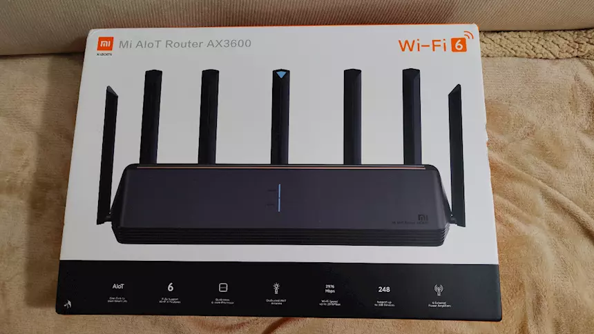 Modem/router Wi-Fi 6 Xiaomi mod. AX3600, modello AX3600 Wi
