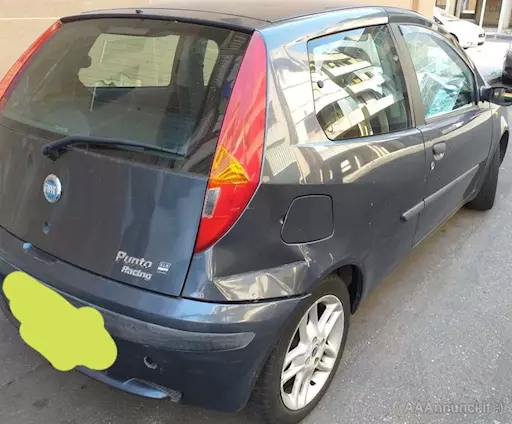 Fiat Punto 1.2 elx racing 8 valvole del 2001 Km 130000, colore grigio - Anteprima 1