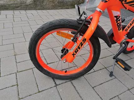 Bicicletta Bimbo Rossa Diametro cm 24