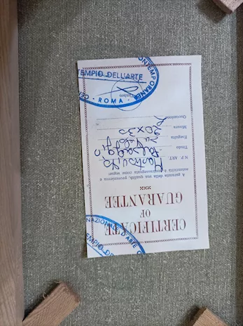 Quadro autore Mastrovito Adolfo