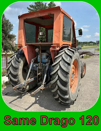 Trattore Agricolo Marca Same Drago 120 RM2 da CV 115 Anno 1980 - Foto 4