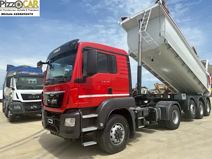 Man TGS 4X4 con Semirimorchio Andreoli Ribaltabile