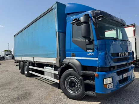 Iveco Stralis 420 con cassone in acciaio 8.20 Anno 2013, ottime condizioni - Anteprima 5
