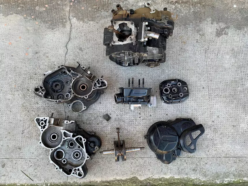 Gilera bullit ecc Motore 4 marce Gilera 50 + Cilindro 50 ecc