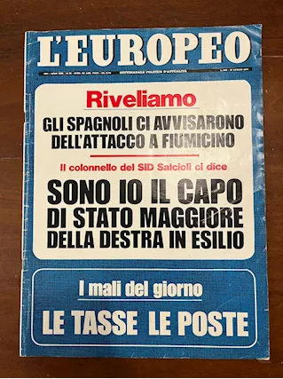 Rivista vintage l'Europeo