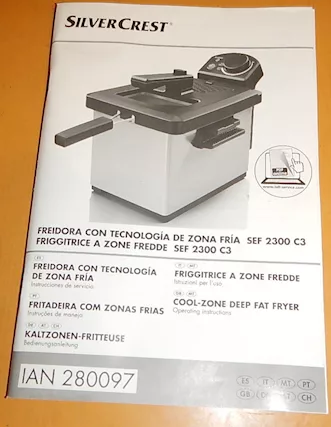 Friggitrice a zone fredde deep fryer Nuova, colore nero, modello SEF - Foto 6