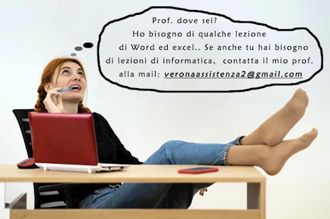 Docente in informatica offre lezioni uso pratico del compute