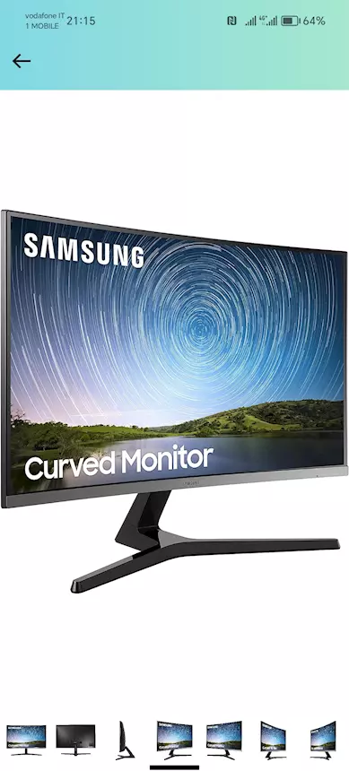Foto 4Samsung Monitor Marca Monitor modello LC27R500FHRX, colore Nero