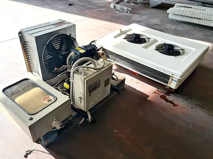 Evaporatore con impianto frigo usato