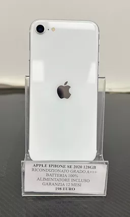 Apple Iphone SE 2020 128 gb bianco batteria 100%