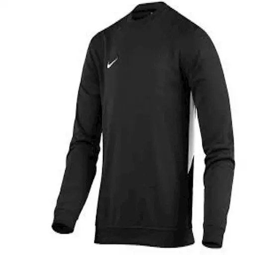 Felpa nera girocollo, Nike, nuova, taglia L bambino