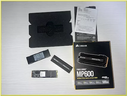 SSD Corsair Force MP600 PCIe Gen.4 M.2 NVMe 500gb, in ottime condizioni - Anteprima 1