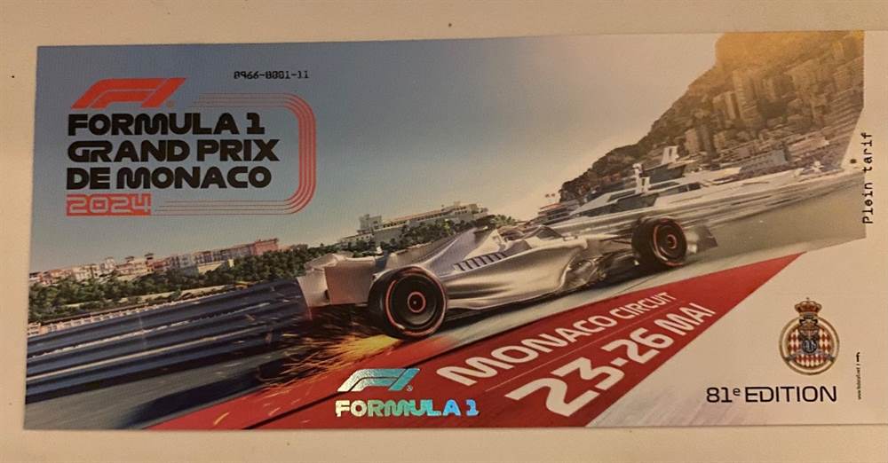 Formula 1 GP montecarlo 2024 Biglietti Eventi Sportivi a Torino