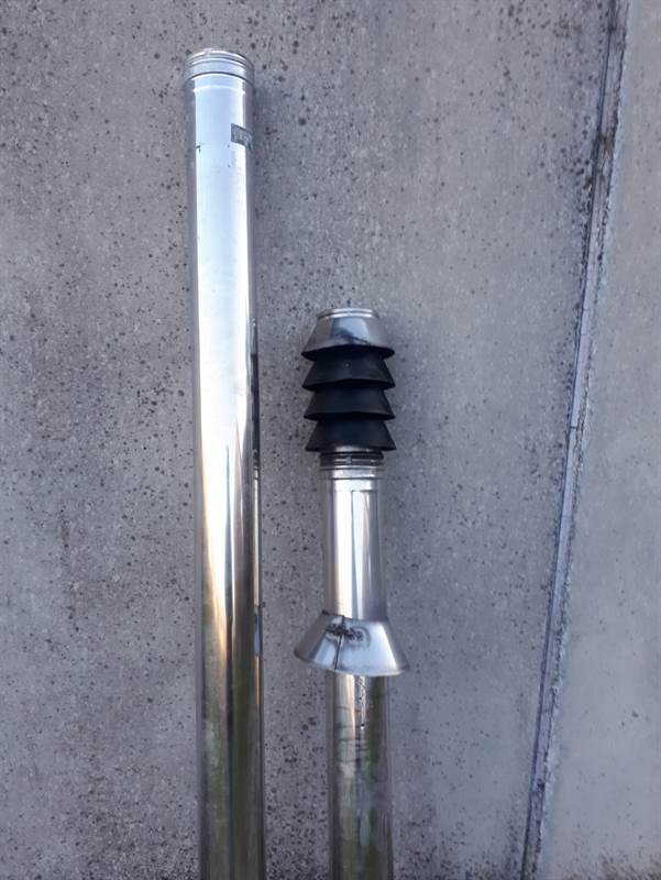 Tubo per Camino in Acciaio, ottimo stato - Foto 2
