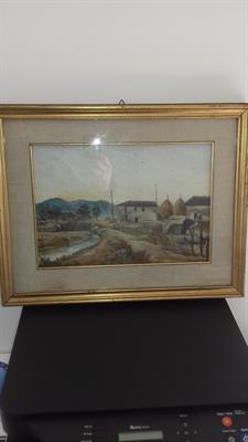 QUADRO DIPINTO EPOCA 1900 RENZO PAGNI