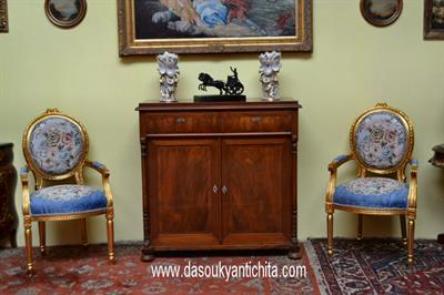 Antica servante-credenza stile Luigi Filippo del 900