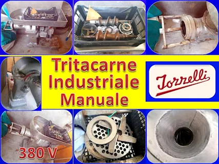 Tritacarne Industriale Manuale Lozzelli