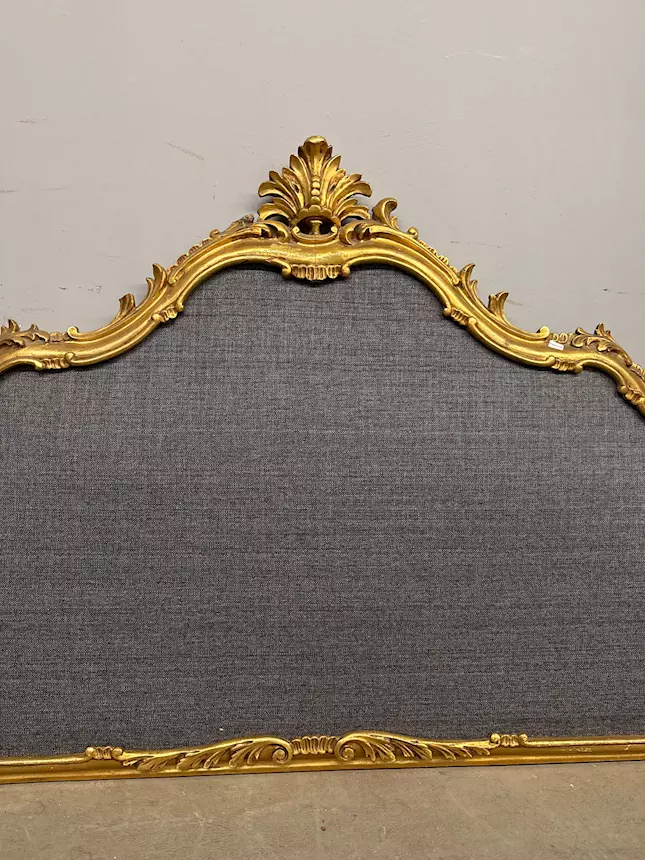 Antica testiera dorata foglia oro '900 - Foto 6