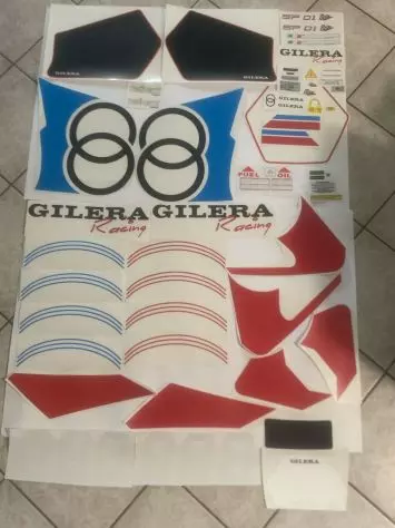 Gilera sp01 kit adesivi nuovi