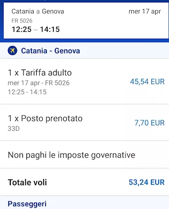 Catania - Genova 17/4