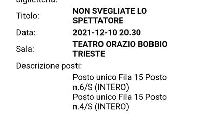 Non svegliate lo spettatore Lino Guanciale Trieste