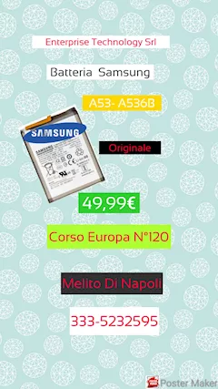 Batteria Samsung A53- A536B