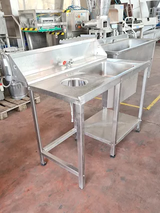 Sciacqua piatti per lavastoviglie inox usato