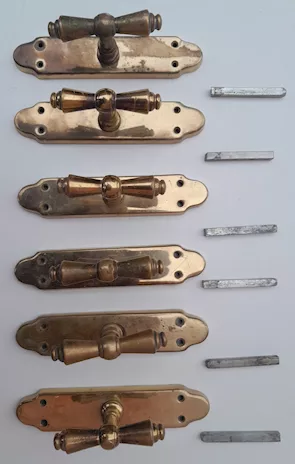 Cremonesi per Finestre in Ottone Lucido massiccio